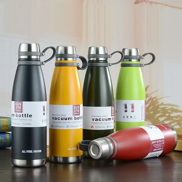 stainless steel good quality water bottle hot and cold 600ml