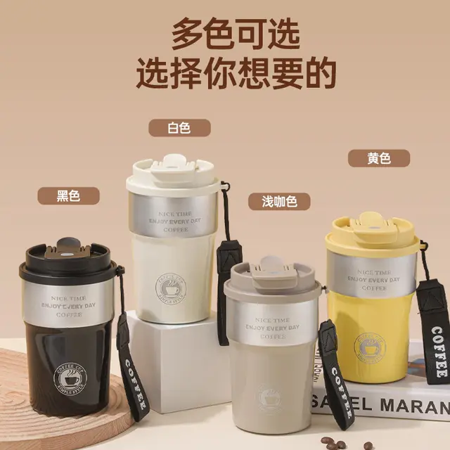 Coffee Mugs Insulated Water Bottle Tumbler Thermos Cup Vacuum Flask 280ml